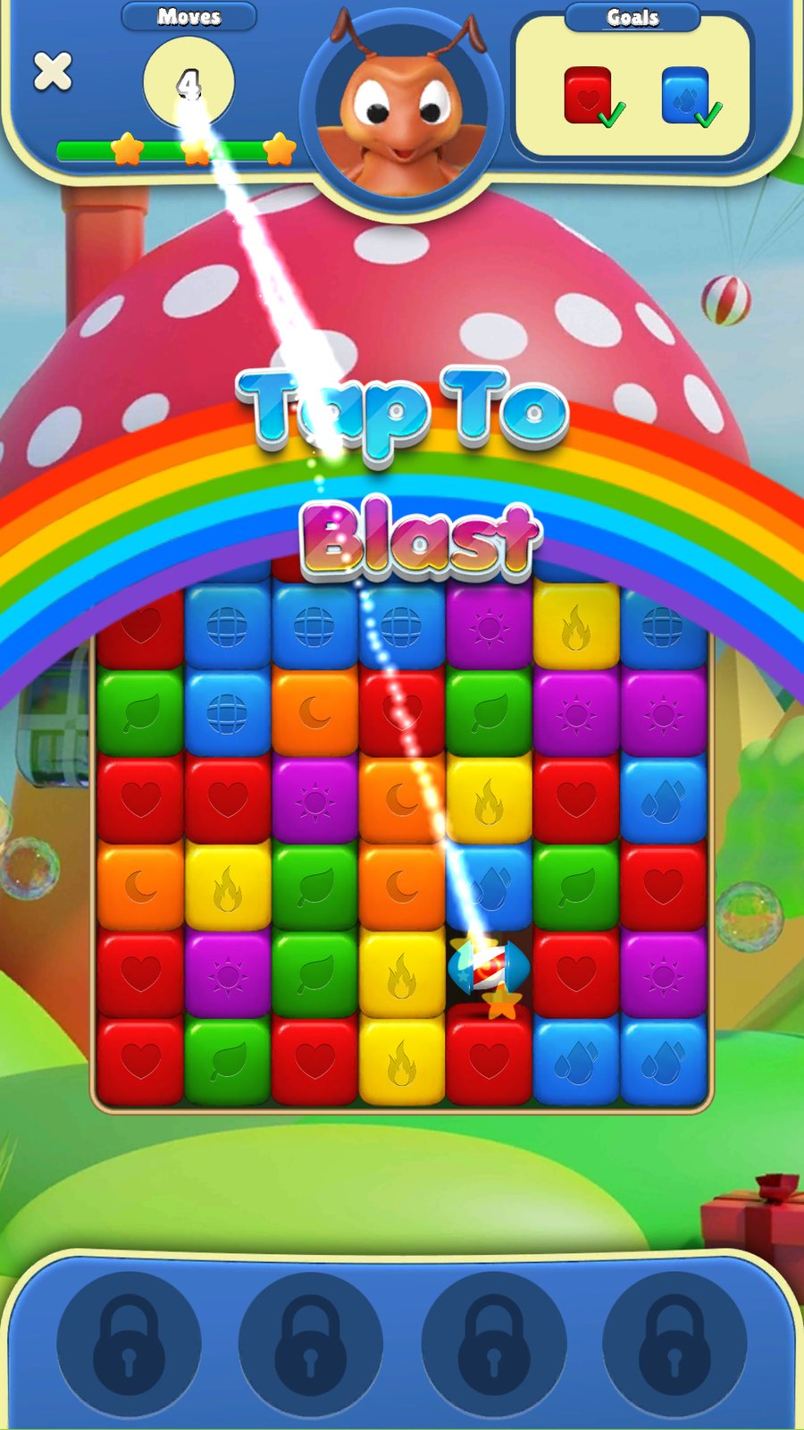 Screenshot from Ant Bomb: Cube Blast