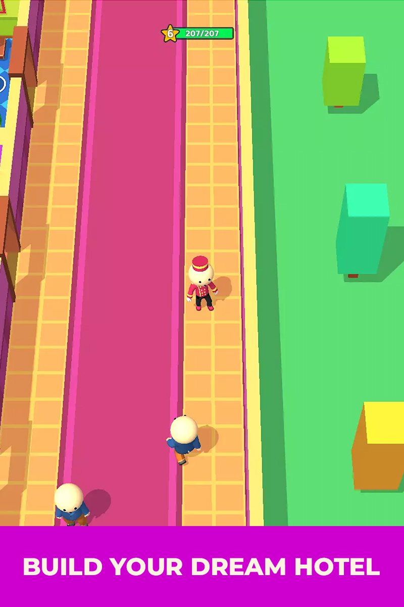 Screenshot from Perfect Hotel Run - Idle Game